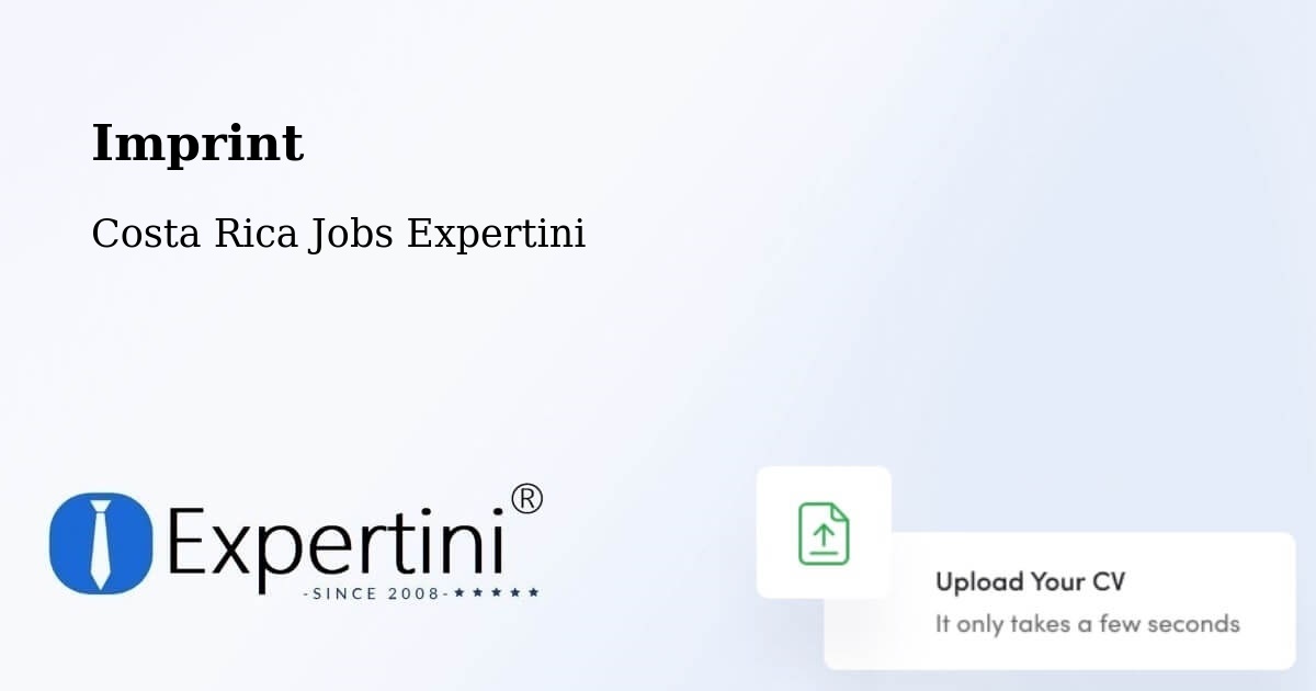 Imprint – Esparza - Costa Rica Jobs Expertini
